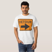 T-shirt de signe de DÉTOUR ! (Devant entier)