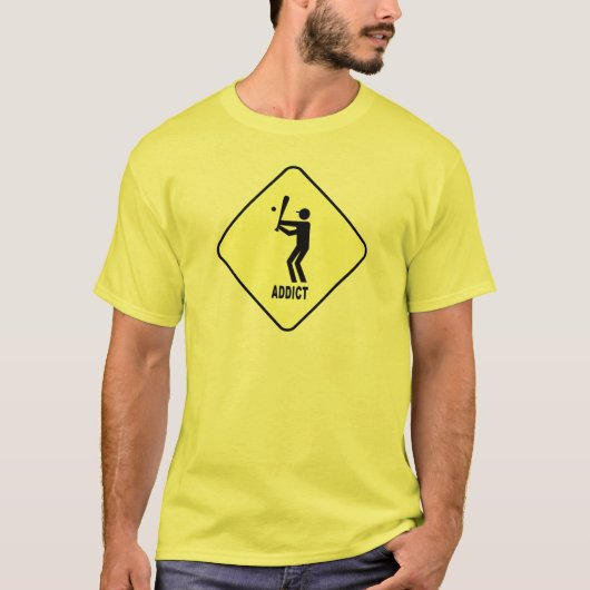 T-shirt de signe de précaution d'intoxiqué de (Devant)