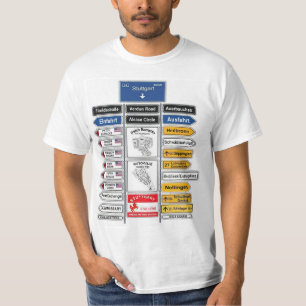 T-shirt de signe de région de Stuttgart
