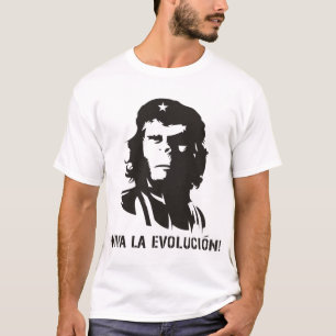 T-shirt de singe de darwin de révolution