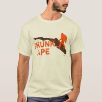 T-shirt de singe de mouffette