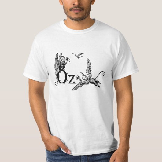 T-shirt de singe de vol - magicien d'Oz - Monkies (Devant)