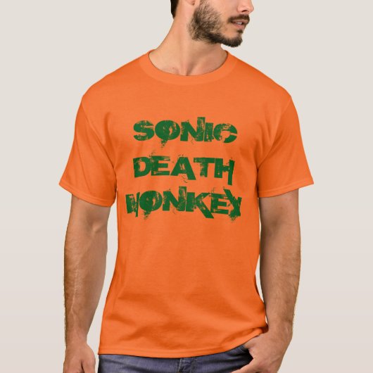T-shirt "de singe sonique de la mort" (Devant)
