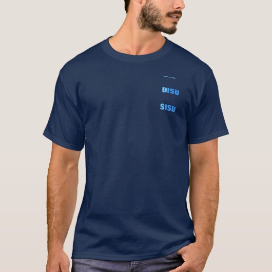 T-shirt de SISU (fierté finlandaise) (Devant)