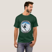 T-shirt de ski de Genentech et de club de surf des (Devant entier)