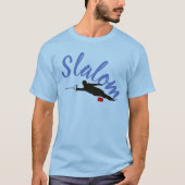 T-shirt de ski d'eau de slalom (Devant)