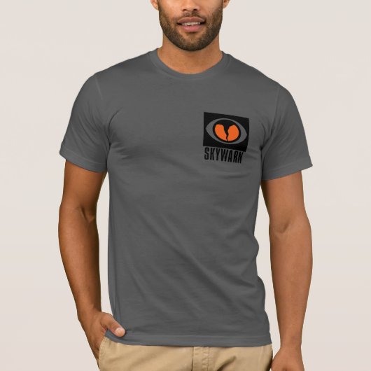 T-shirt de SKYWARN avec l'avant et le logo arrière (Devant)