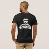 T-shirt de Sledders.com de noir "d'armée de (Dos entier)