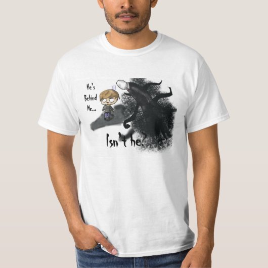 T-shirt de Slenderman Pewdie (Devant)