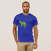 T-shirt de snob de chien de Pittie (Devant entier)
