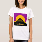 T-shirt de société de création de la langue des (Devant)