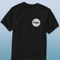 T-Shirt de société promotionnel à blason de logo s