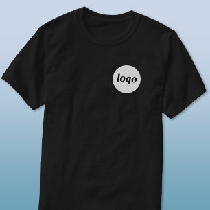 T-Shirt de société promotionnel à blason de logo s