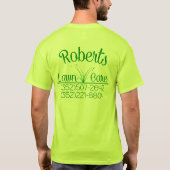 T-shirt de soin de pelouse (Dos)