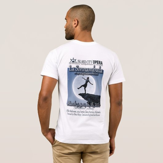 T-shirt de Sonnambula (Dos entier)