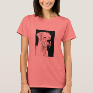 T-shirt de sonnerie d'art de chien "de boxeur