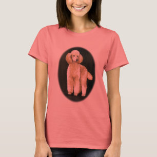 T-shirt de sonnerie d'art de chien "de caniche