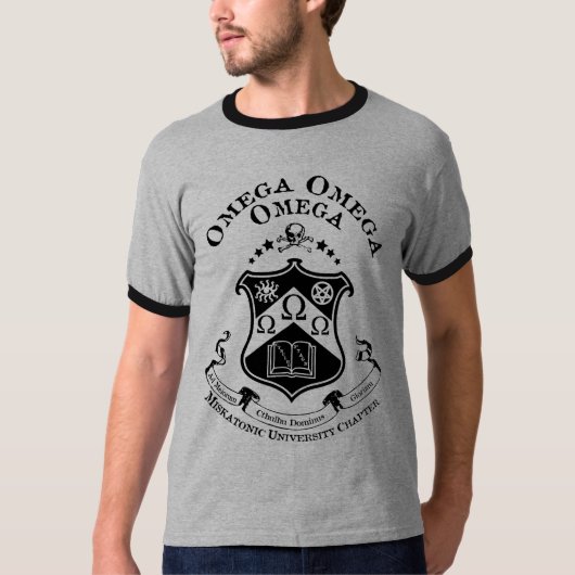 T-shirt de sonnerie de fraternité de Miskatonic (Devant)