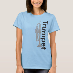 T-shirt de sonnerie de la trompette des femmes