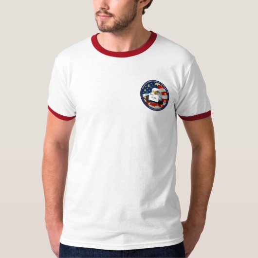 T-shirt de sonnerie de logo de PSDM (Devant)