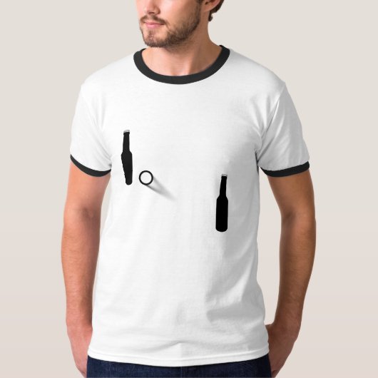 T-shirt de sonnerie de puanteur de bière (Devant)