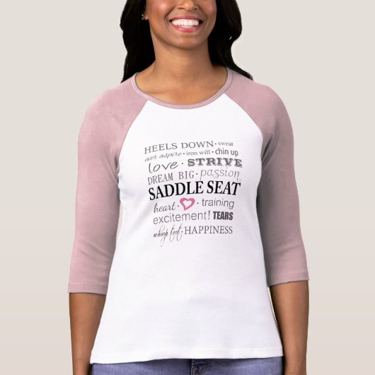T-shirt de sonnerie de Seat de selle (Devant)