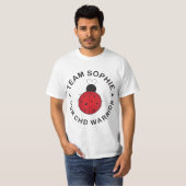 T-shirt de sophie d'équipe (blanc) (Devant entier)