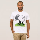 T-shirt de sortie de la langue de mouton (Devant entier)