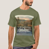 T-shirt de soumission de productivité Thoreau (Devant)