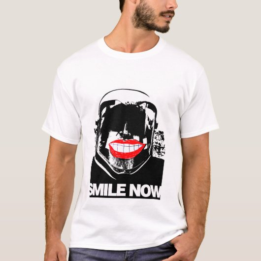 T-shirt De sourire ciel clair maintenant - (Devant)