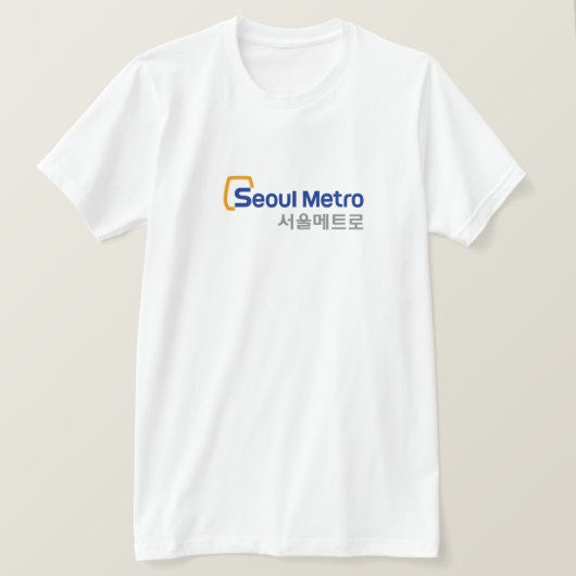 T-shirt de souterrain de métro de Séoul Corée (Design devant)