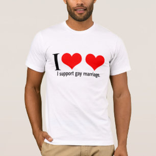 T-shirt de soutien de mariage homosexuel