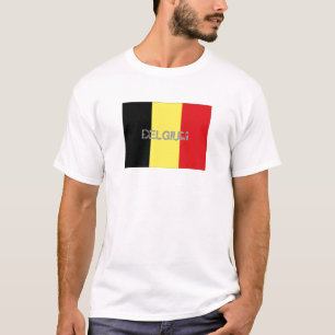 T-shirt de souvenir de drapeau de la Belgique