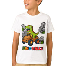 T-Shirt de sport Dino Rally pour enfants – Course