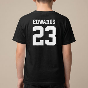T-Shirt de sport personnalisé avec numéro et nom