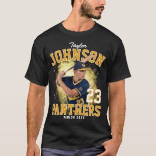 T-shirt de sport personnalisé avec photo de joueur