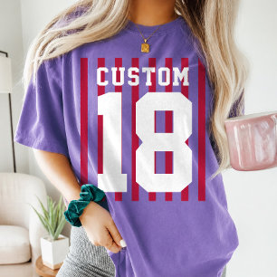 T-Shirt de sport personnalisé pour le jour de matc