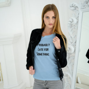 T-shirt de sport probablement en retard pour femme