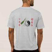 T-shirt de Sport-Tek de Kung Fu de la cravate (Dos)