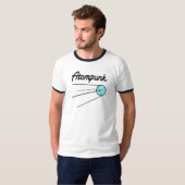 T-shirt de Spoutnik d'hommes d'Atompunk (Devant entier)