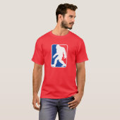 T-shirt de Squatchin de ligue (Devant entier)