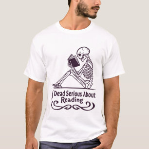 T-shirt de squelette - Sérieux mortellement à prop