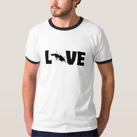 T-shirt de St Thomas d'amour (Devant)