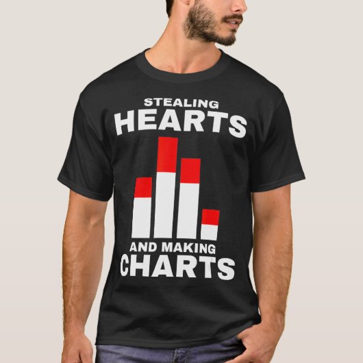 T-shirt de Stealing Hearts Statistics (Devant)