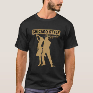 T-shirt de Steppin de style de Chicago