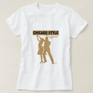 T-shirt de Steppin de style de Chicago