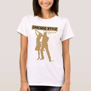 T-shirt de Steppin de style de Chicago