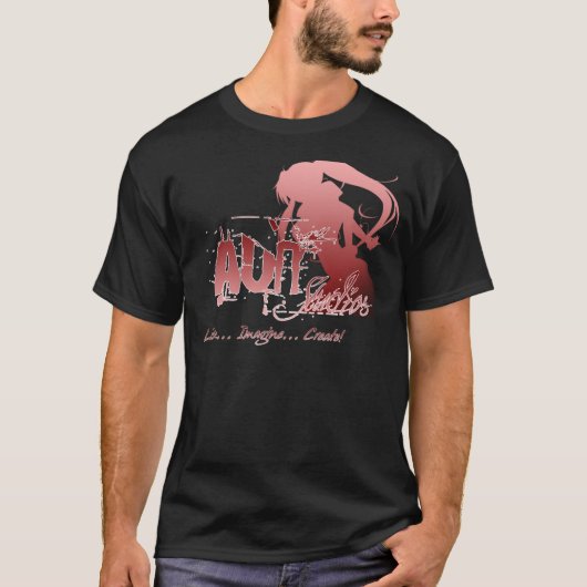 T-shirt de studios d'Aun avec le logo arrière (Devant)