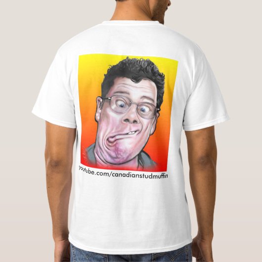 T-shirt de Studmuffin de Canadien (Dos)