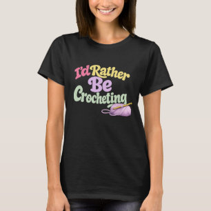 T-Shirt de Style Crochet Rétro